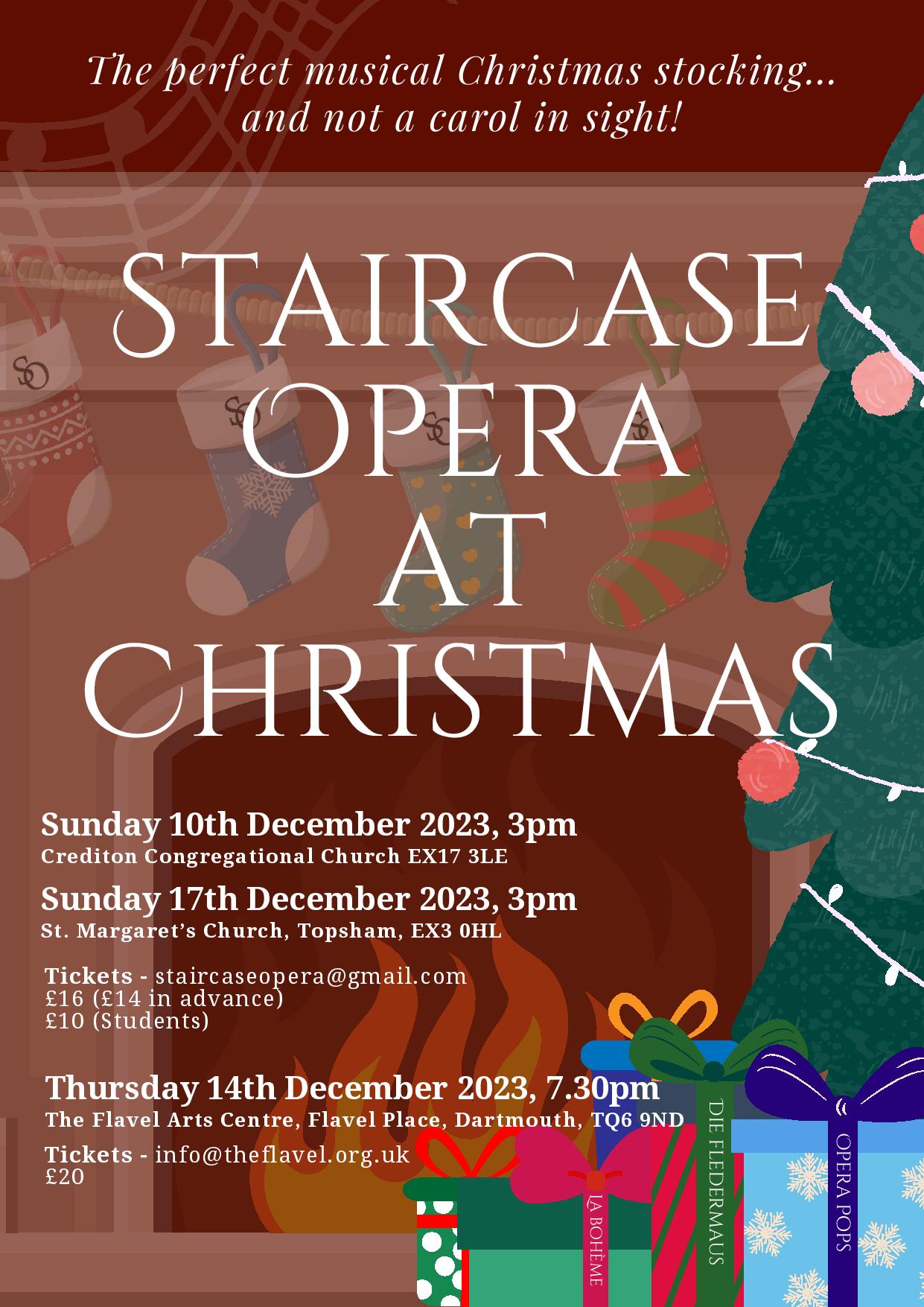 Staircase Opera at Christmas
